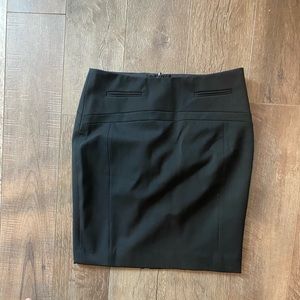Express Black Mini Pencil Business Skirt size 0